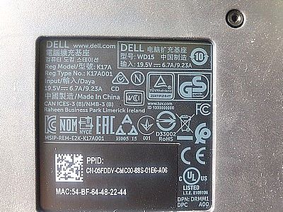 עמדת עגינה למחשב DELL  מקורית