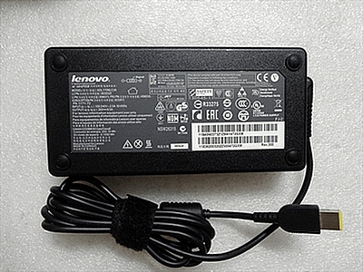 מטען מקורי למחשב נייד Lenovo 170W 20V 8.5A – חיבור מלבני (Slim Tip)