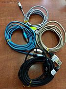 כבל דטה TYPE C 2 METER חזק במיוחד עבה ציפוי בד